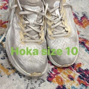 Hoka Women's Sneakers - Cream and White